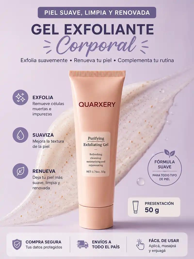 Gel Exfoliante Corporal QUARXERY – Purifying Exfoliating Gel 50g