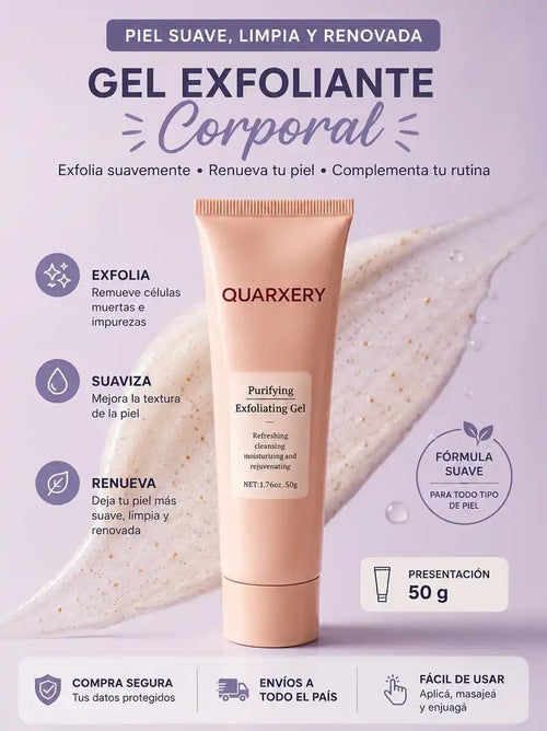 Gel Exfoliante Corporal QUARXERY – Purifying Exfoliating Gel 50g